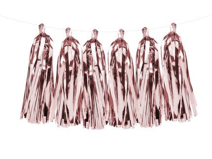 Guirlandes à franges rose gold