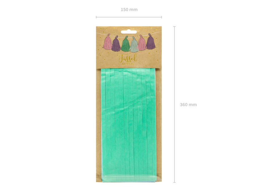 Guirlandes à franges multicolores - Yummy