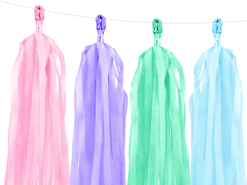 Guirlandes à franges multicolores - Yummy