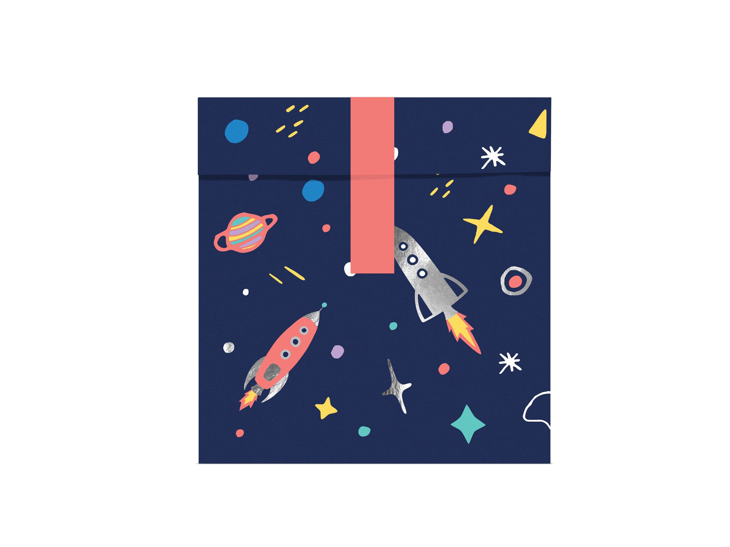 6 sachets à motifs multicolores de l'espace en papier - Space Party