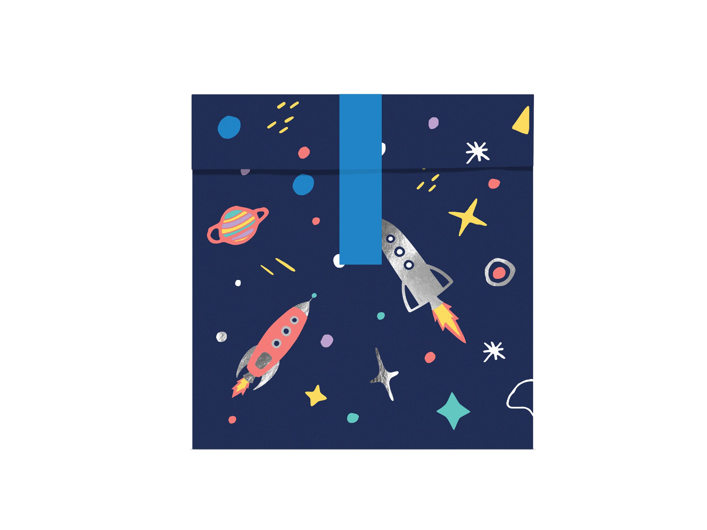 6 sachets à motifs multicolores de l'espace en papier - Space Party