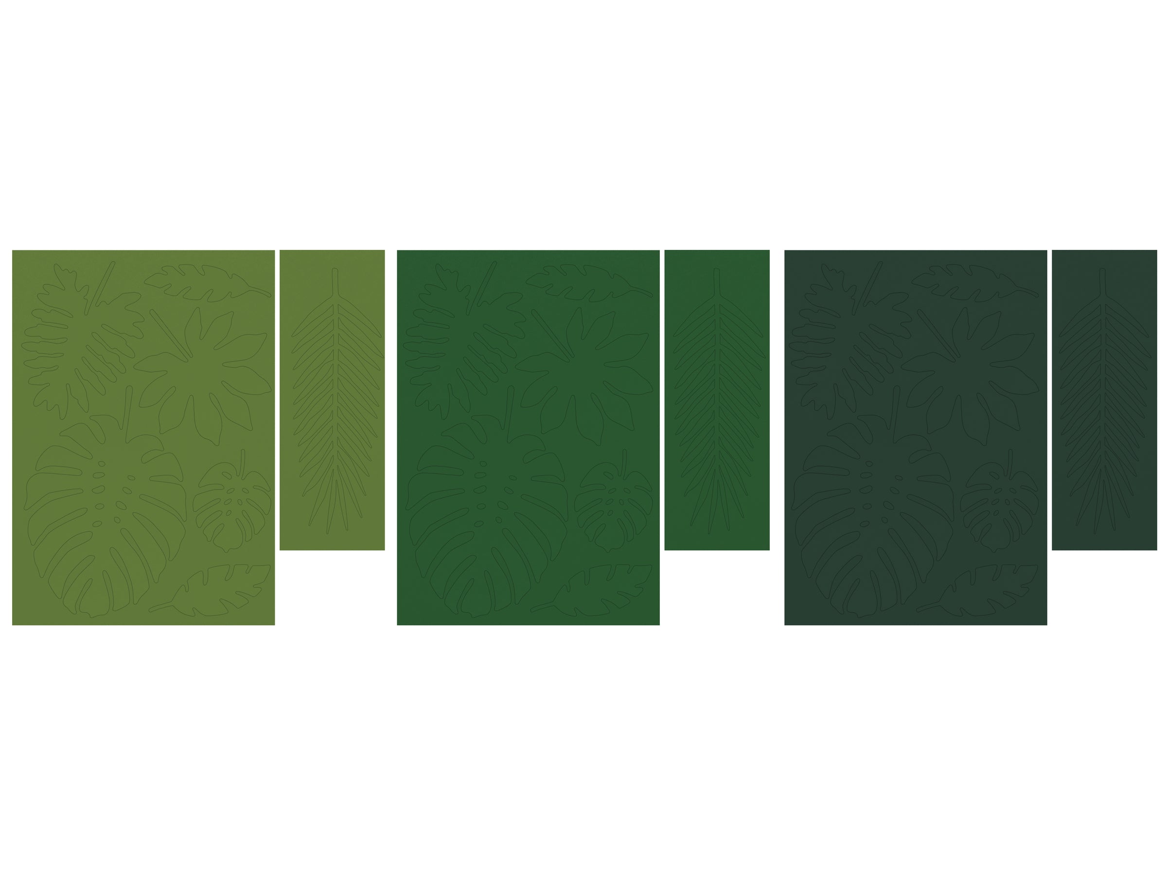 21 feuilles tropicales décoratives - Aloha Collection