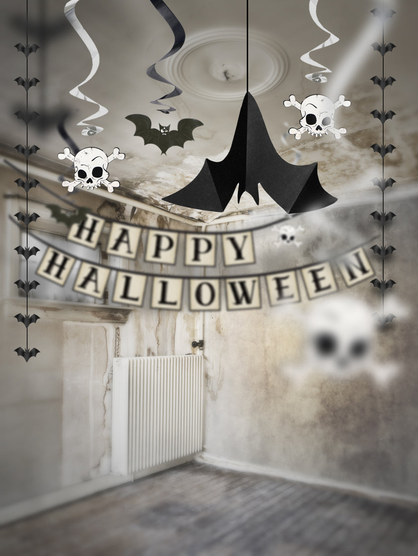 3 décorations à suspendre chauve-souris - Halloween