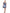 Dirndl Oktoberfest bleu et marron femme grande taille