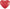 6 ballons en latex en forme de coeur rouge (40 cm)