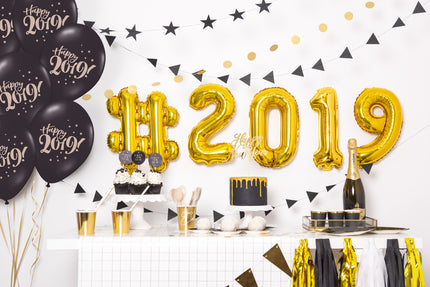 Ballon aluminium chiffre  