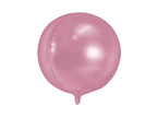 Ballon aluminium en forme de bulle rose léger