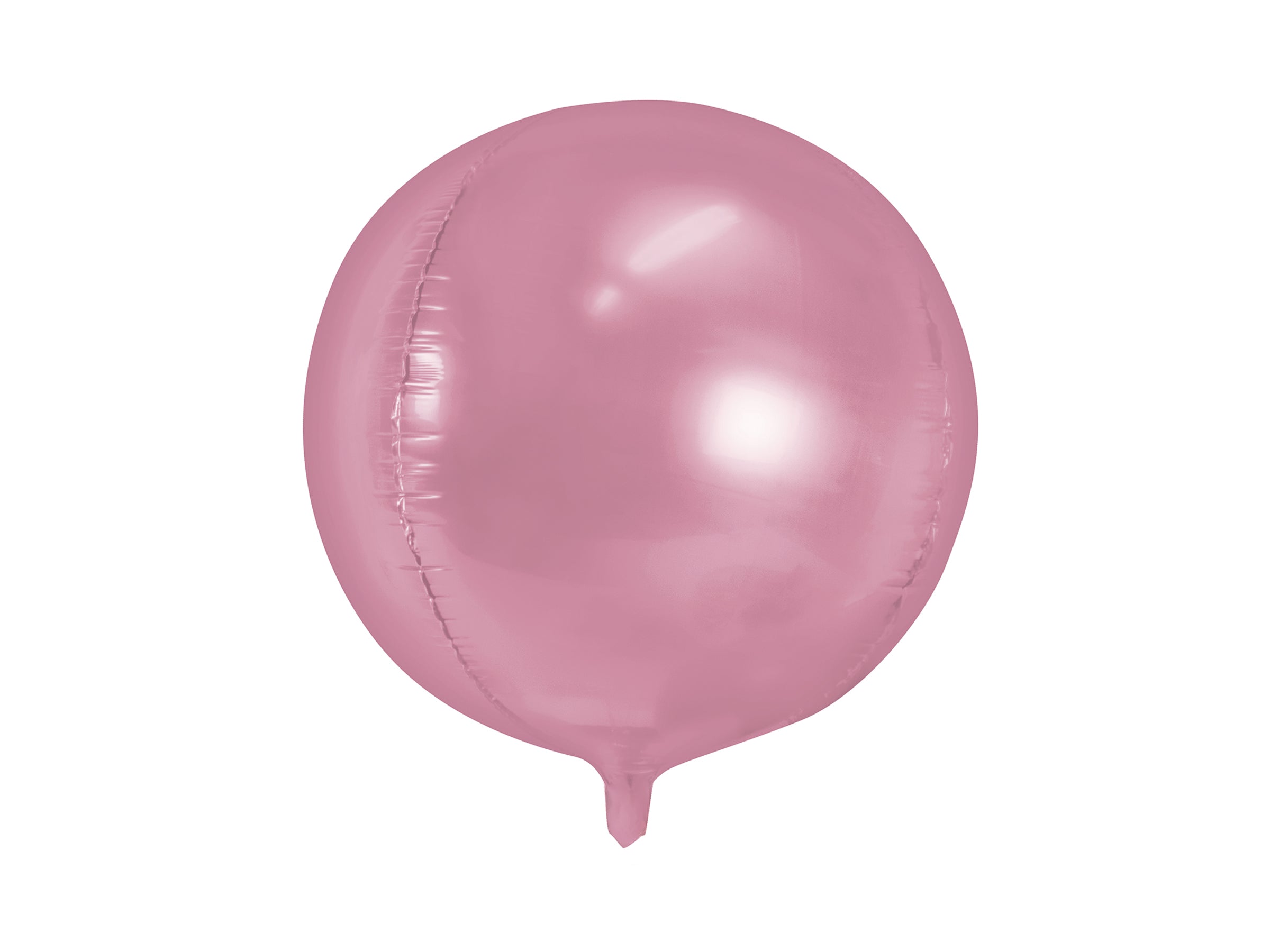 Ballon aluminium en forme de bulle rose léger