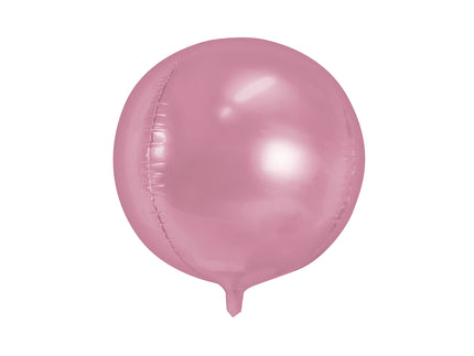 Ballon aluminium en forme de bulle rose léger