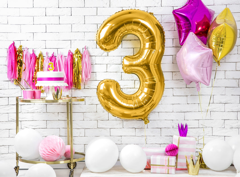 Ballon aluminium chiffre  