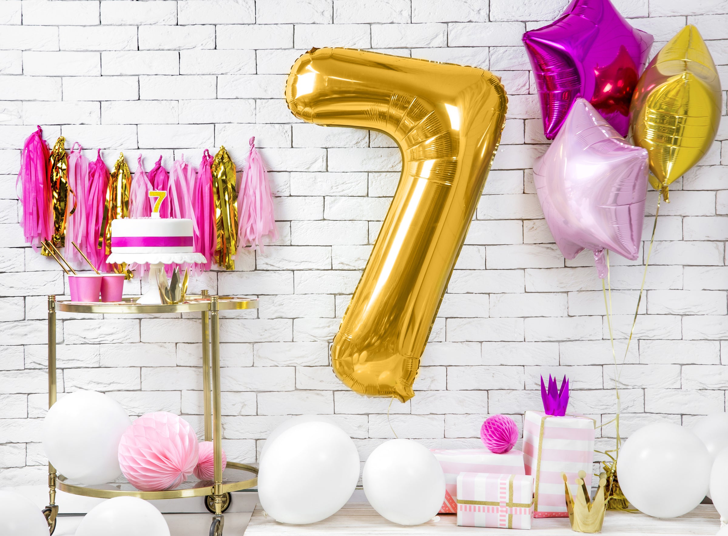 Ballon aluminium chiffre  