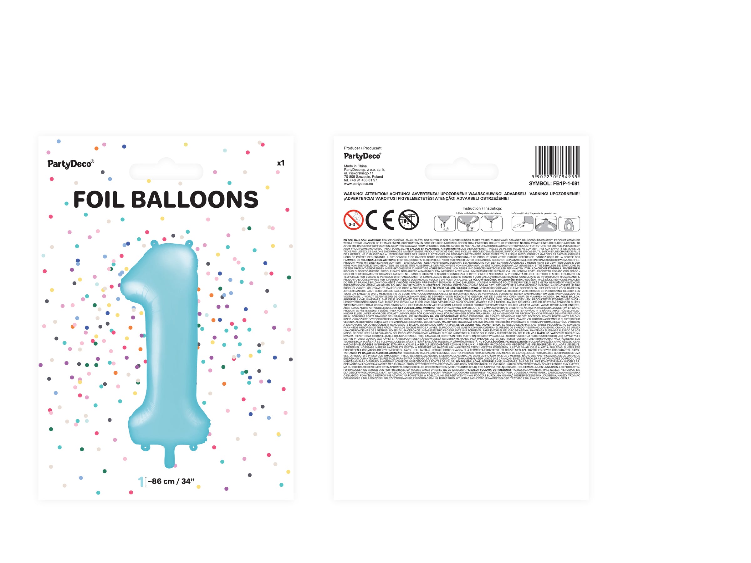 Ballon aluminium chiffre  