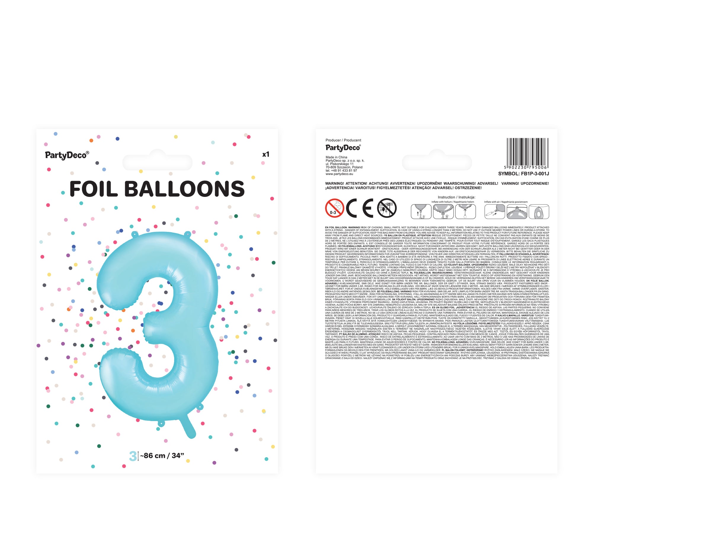 Ballon aluminium chiffre  