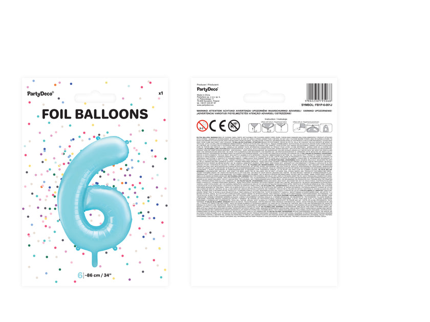 Ballon aluminium chiffre  