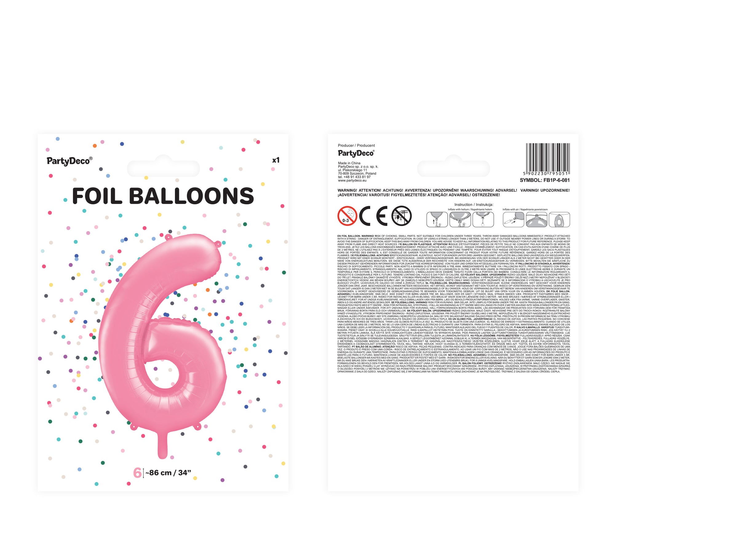 Ballon aluminium chiffre  