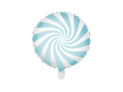 Ballon aluminium en forme de bulle bleu clair