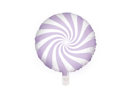 Ballon aluminium en forme de bulle lila