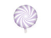 Ballon aluminium en forme de bulle lila