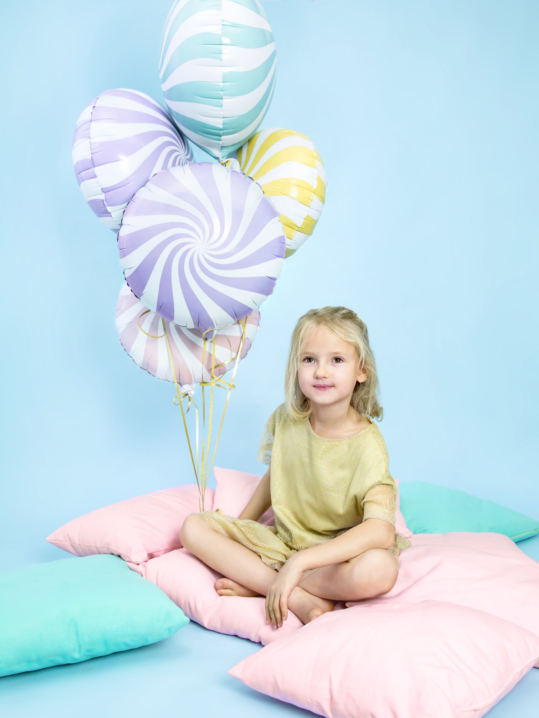Ballon aluminium en forme de bulle lila