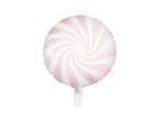 Ballon aluminium en forme de bulle rose clair