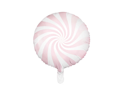 Ballon aluminium en forme de bulle rose clair
