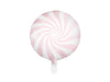 Ballon aluminium en forme de bulle rose clair