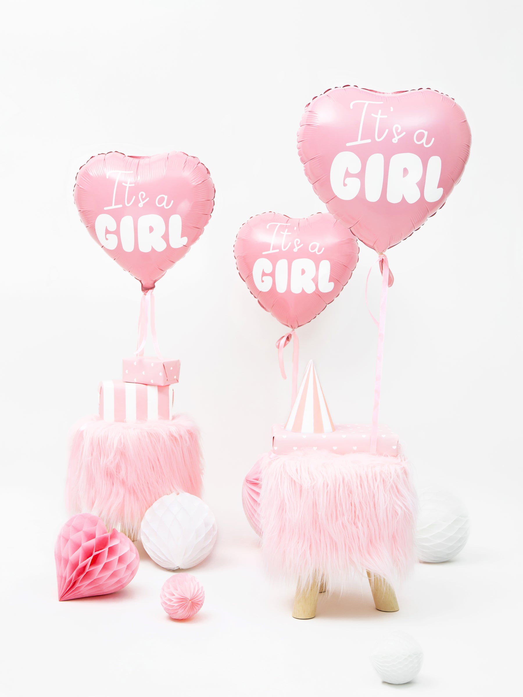 Ballon aluminium en forme de coeur 