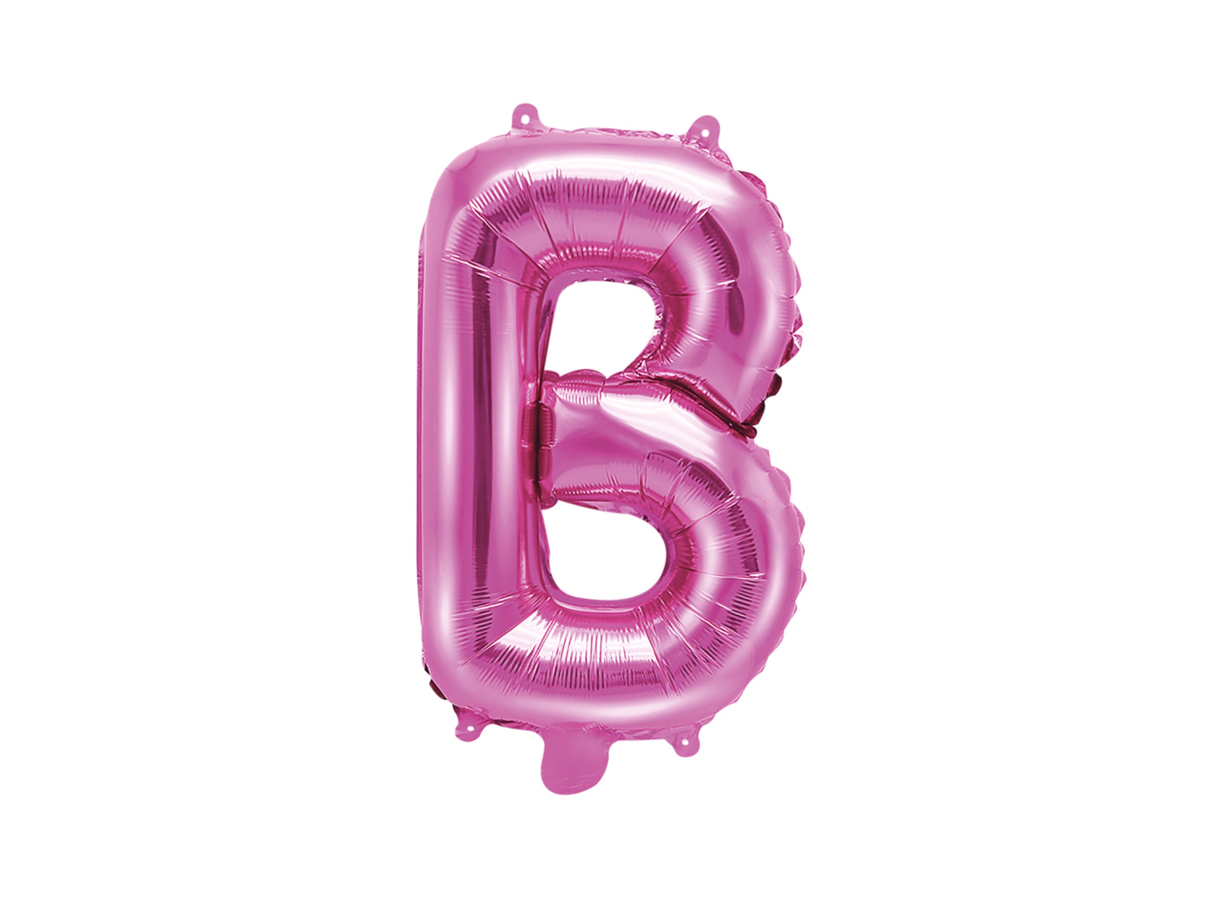Ballon aluminium lettre B rose foncé (35cm)