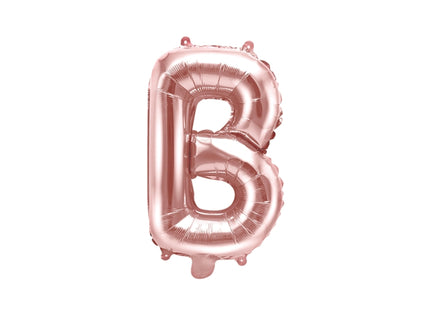 Ballon aluminium lettre B rose gold (35cm)