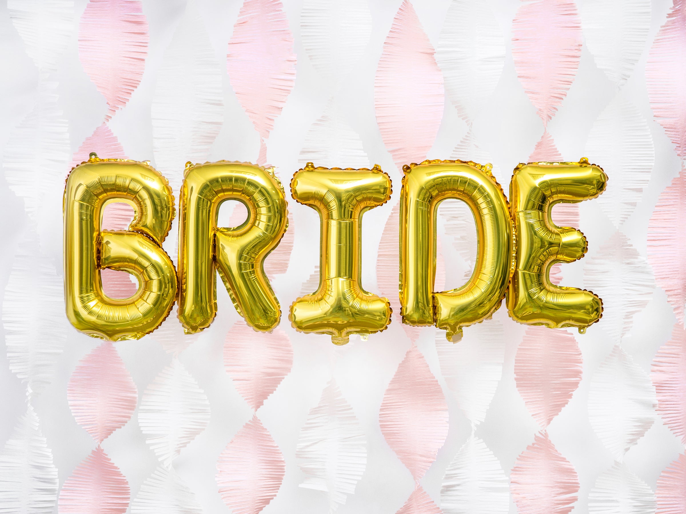 Ballon aluminium lettre D doré