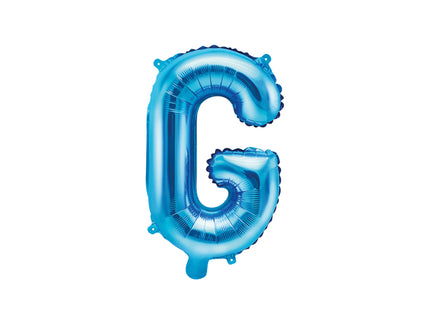 Ballon aluminium lettre G bleu