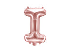 Ballon aluminium lettre I rose gold