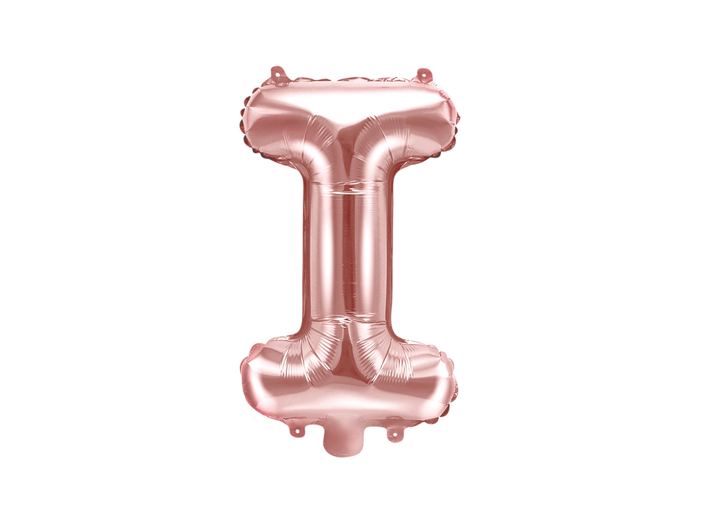 Ballon aluminium lettre I rose gold
