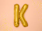 Ballon aluminium lettre K doré