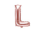 Ballon aluminium lettre L rose gold