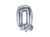 Ballon aluminium lettre Q argenté