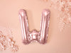 Ballon aluminium lettre W rose gold (35cm)