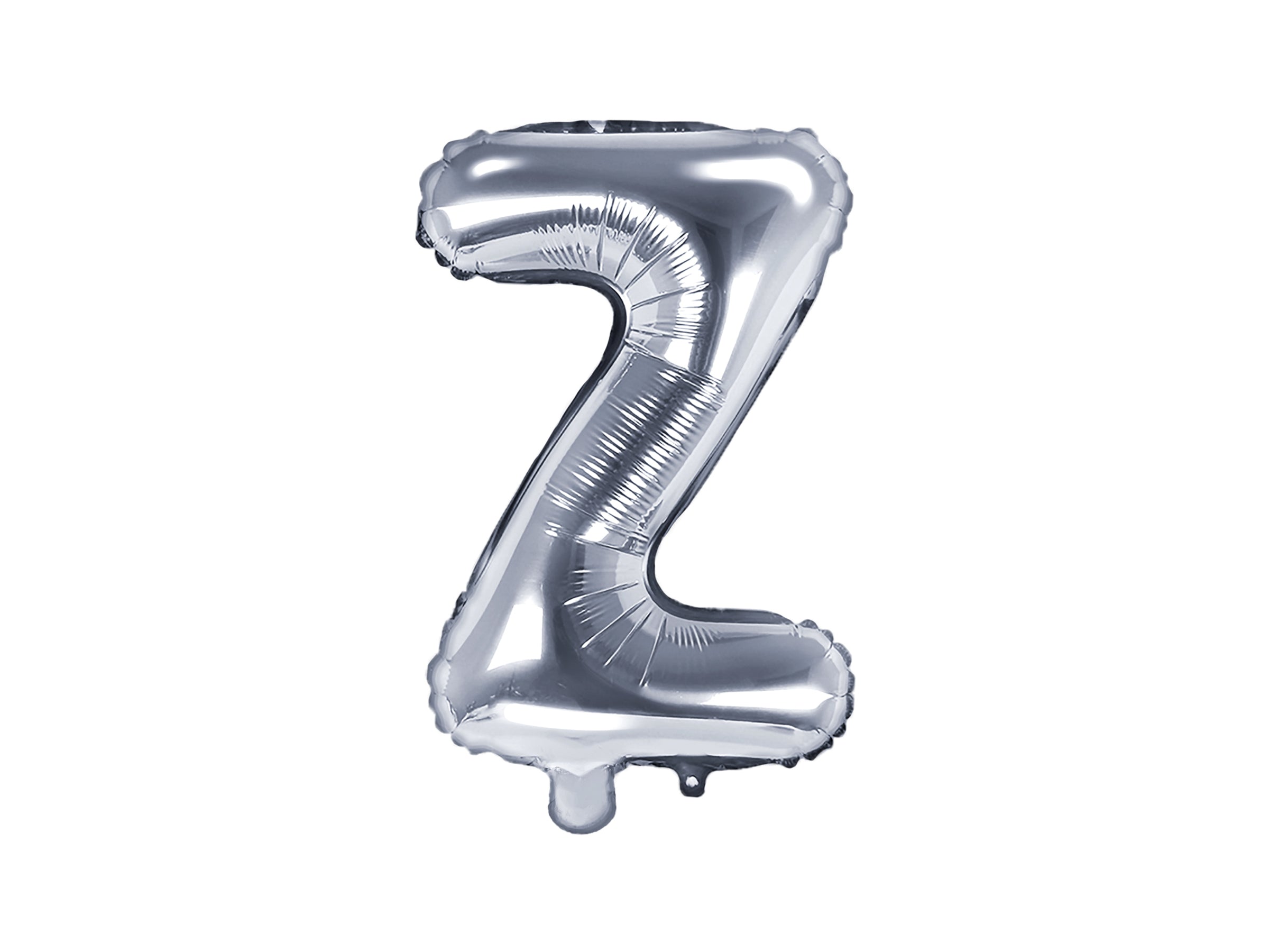Ballon aluminium lettre Z argenté (35 cm)