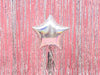 Ballon aluminium en forme d'étoile iridescente