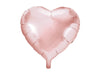 Ballon aluminium en forme de coeur rose gold (45 cm)