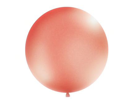 Ballon géant rose gold pastel