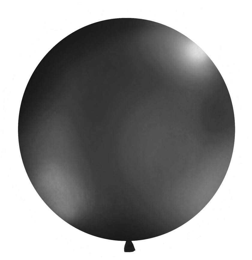 Ballon géant noir pastel