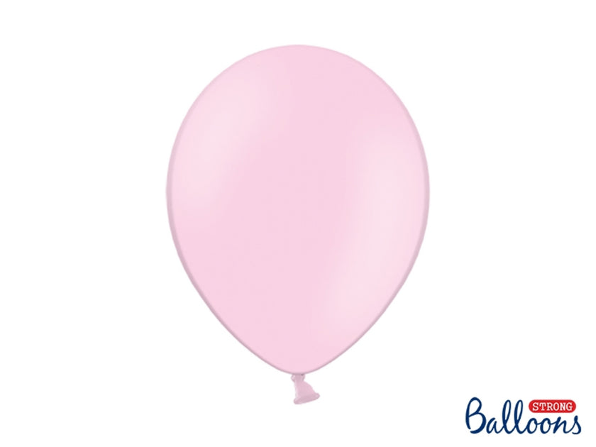 10 ballons extra résistants rose pastel (30 cm)