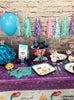 10 ballons extra résistants bleu aigue-marine (30 cm)
