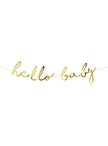 Guirlande dorée Hello Baby - Little Star