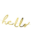 Guirlande dorée Hello Baby - Little Star