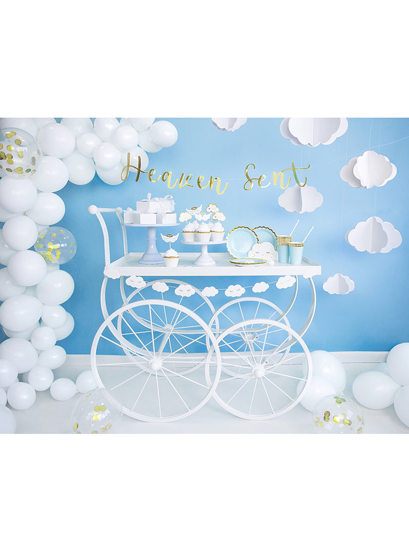 Guirlande nuages avec  cils - Little Star