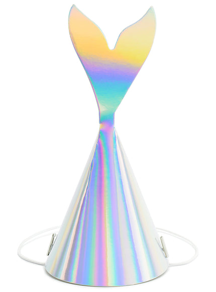 Chapeaux queue de sirène iridescents - Iridescent Mermaid - 6 unités