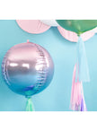 Ballon en forme de boule bleu et violet iridescent - Iridescent Mermaid