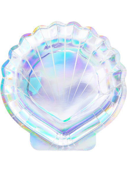 Assiettes en forme de coquillage iridescent - Iridescent Mermaid
